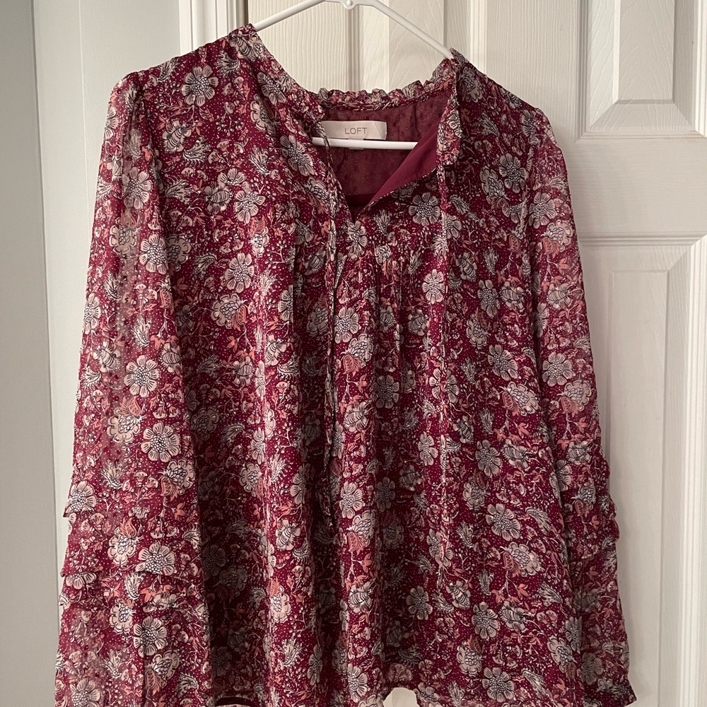 Loft floral tunic